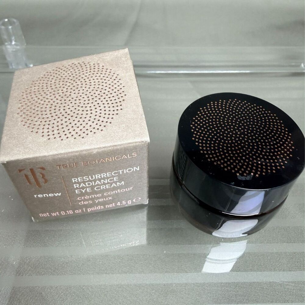NIB True Botanicals Renew Resurrection Radiance Eye Cream Travel Size